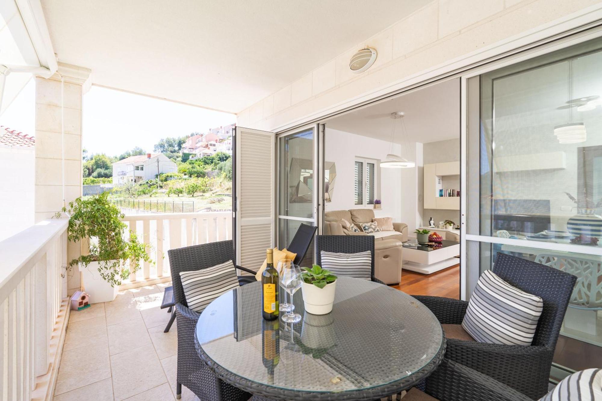 Seaview Elegance Apartment Zaton  Eksteriør bilde