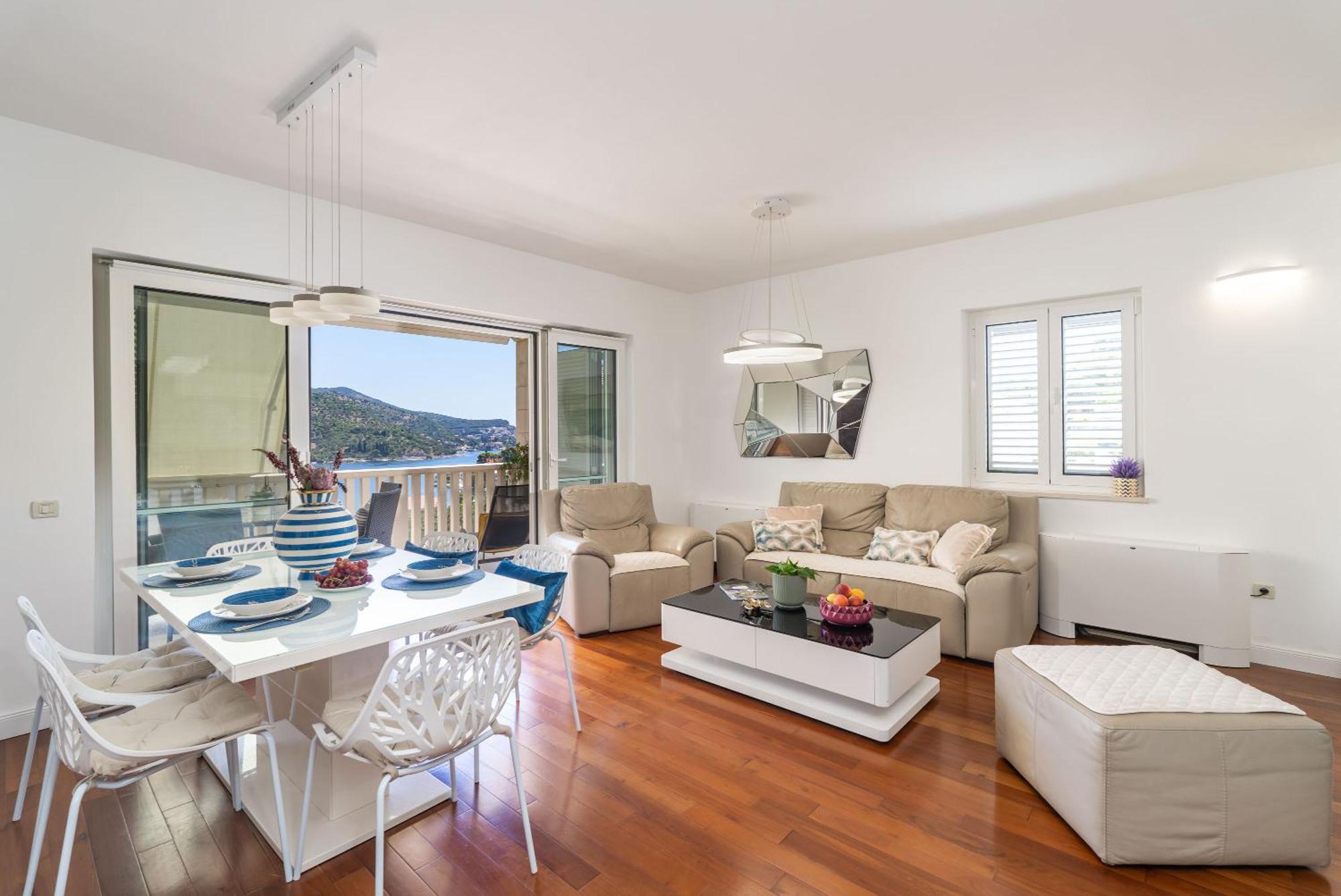 Seaview Elegance Apartment Zaton  Eksteriør bilde