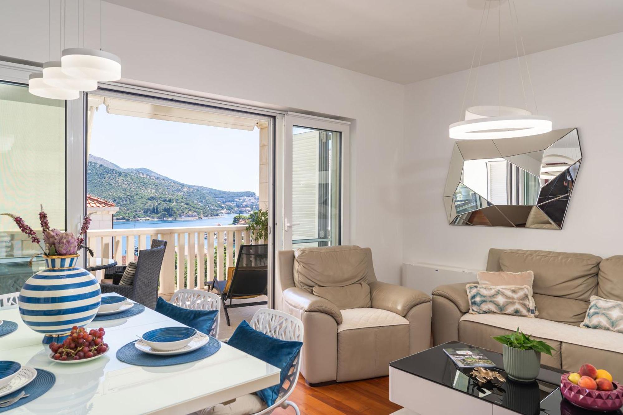 Seaview Elegance Apartment Zaton  Eksteriør bilde